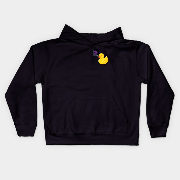 How Can I Help? - Rubber Duck Debugging - Software development Kids Hoodie by deadlypixel